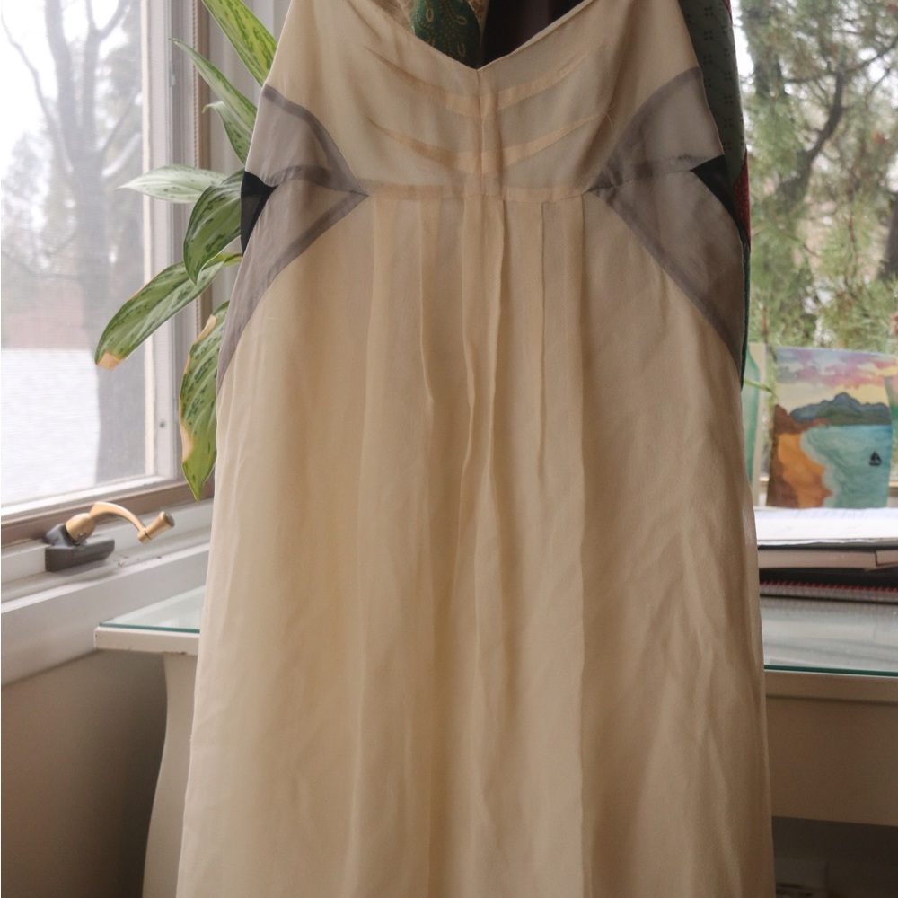 Elegant Cream Mini Dress
